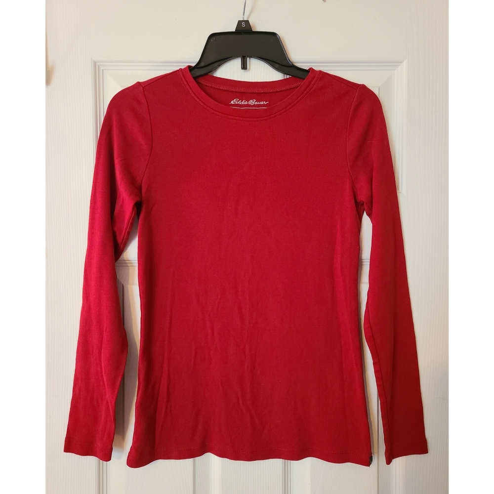 Eddie Bauer Red Long Sleeve